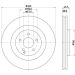 Bremsscheibe 8DD 355 110-111 Bremsscheibe 8DD 355 110-111