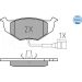 Meyle Bremsbelagsatz, Scheibenbremse MEYLE-ORIGINAL: True to OE 025 218 6817/W Meyle Bremsbelagsatz, Scheibenbremse MEYLE-ORIGINAL: True to OE 025 218 6817/W