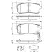 BOSCH Bremsbelagsatz, Scheibenbremse 0 986 494 608 BOSCH Bremsbelagsatz, Scheibenbremse 0 986 494 608