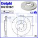 Delphi Bremsscheibe BG3208C Delphi Bremsscheibe BG3208C