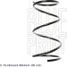 Blue Print Fahrwerksfeder ADT388414