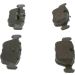 BOSCH Bremsbelagsatz, Scheibenbremse 0 986 461 752