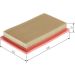 BOSCH 1 457 433 269 Luftfilter
