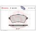 Brembo Bremsbelagsatz, Scheibenbremse PRIME LINE P 44 011 Brembo Bremsbelagsatz, Scheibenbremse PRIME LINE P 44 011