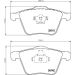 Hella Bremsbelagsatz, Scheibenbremse 8DB 355 011-721 Hella Bremsbelagsatz, Scheibenbremse 8DB 355 011-721