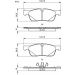 BOSCH Bremsbelagsatz, Scheibenbremse 0 986 494 818 BOSCH Bremsbelagsatz, Scheibenbremse 0 986 494 818