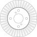 TRW Bremsscheibe DF6214