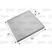 Valeo Filter, Innenraumluft VALEO ESSENTIAL 715703