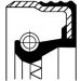 Corteco Wellendichtring, Differential 01031980B