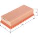BOSCH 1 457 433 599 Luftfilter BOSCH 1 457 433 599 Luftfilter