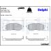 Delphi Bremsbelagsatz, Scheibenbremse LP2030 Delphi Bremsbelagsatz, Scheibenbremse LP2030