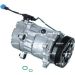 NRF EASY FIT 32064 Klimakompressor SD7V16 WITH ADAPTER, 12V, PAG 46, mit PAG-Kompressoröl, mit Dichtring