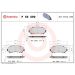 Brembo Bremsbelagsatz, Scheibenbremse PRIME LINE P 56 099 Brembo Bremsbelagsatz, Scheibenbremse PRIME LINE P 56 099