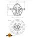 Thermostat, Kühlmittel 725064 Thermostat, Kühlmittel 725064