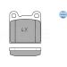Bremsbelagsatz, Scheibenbremse 025 207 5514
