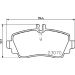 Bremsbelagsatz, Scheibenbremse 8DB 355 018-311 Bremsbelagsatz, Scheibenbremse 8DB 355 018-311