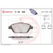 Brembo Bremsbelagsatz, Scheibenbremse PRIME LINE P 61 103