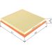 BOSCH F 026 400 236 Luftfilter BOSCH F 026 400 236 Luftfilter