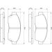 BOSCH Bremsbelagsatz, Scheibenbremse 0 986 461 123 BOSCH Bremsbelagsatz, Scheibenbremse 0 986 461 123