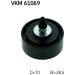 SKF Umlenk-/Führungsrolle, Keilrippenriemen VKM 61069