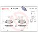 Brembo Bremsbelagsatz, Scheibenbremse PRIME LINE P 23 131