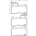 Bremsbelagsatz, Scheibenbremse 8DB 355 018-361 Bremsbelagsatz, Scheibenbremse 8DB 355 018-361