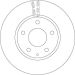Bremsscheibe TRW SINGLE DF6661S