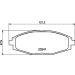 Bremsbelagsatz, Scheibenbremse 8DB 355 017-021 Bremsbelagsatz, Scheibenbremse 8DB 355 017-021