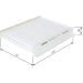 BOSCH 1 987 432 203 Innenraumfilter