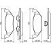 BOSCH Bremsbelagsatz, Scheibenbremse 0 986 494 495