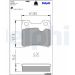 Delphi Bremsbelagsatz, Scheibenbremse LP586 Delphi Bremsbelagsatz, Scheibenbremse LP586