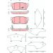 TRW Bremsbelagsatz, Scheibenbremse COTEC GDB3359