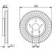 BOSCH Bremsscheibe 0 986 479 633