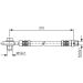 Bremsschlauch 1 987 476 308