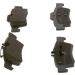BOSCH Bremsbelagsatz, Scheibenbremse 0 986 424 699