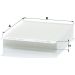 MANN-FILTER CU 2143 Innenraumfilter, Partikelfilter MANN-FILTER CU 2143 Innenraumfilter, Partikelfilter