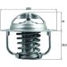 Thermostat, Kühlmittel TX 201 86D Thermostat, Kühlmittel TX 201 86D