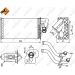 NRF Wärmetauscher, Innenraumheizung mit Rohr EASY FIT 58081