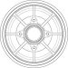 TRW Bremstrommel DB4546MR
