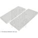 Blue Print Filtersatz, Innenraumluft ADZ92501