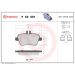 Brembo Bremsbelagsatz, Scheibenbremse PRIME LINE P 50 091 Brembo Bremsbelagsatz, Scheibenbremse PRIME LINE P 50 091