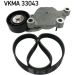 SKF Keilrippenriemensatz VKMA 33043