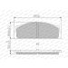 Ferodo Bremsbelagsatz, Scheibenbremse PREMIER ECO FRICTION FDB22 Ferodo Bremsbelagsatz, Scheibenbremse PREMIER ECO FRICTION FDB22