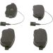 BOSCH Bremsbelagsatz, Scheibenbremse 0 986 494 464