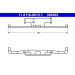 ATE Feder, Bremssattel 11.8116-0015.1 ATE Feder, Bremssattel 11.8116-0015.1