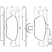 BOSCH Bremsbelagsatz, Scheibenbremse 0 986 424 593 BOSCH Bremsbelagsatz, Scheibenbremse 0 986 424 593