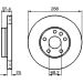 BOSCH Bremsscheibe 0 986 479 B57