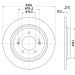 Bremsscheibe 8DD 355 126-651 Bremsscheibe 8DD 355 126-651