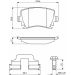 BOSCH Bremsbelagsatz, Scheibenbremse 0 986 494 649 BOSCH Bremsbelagsatz, Scheibenbremse 0 986 494 649
