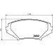 Hella Bremsbelagsatz, Scheibenbremse 8DB 355 010-881